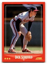 1988 Score #274 Dick Schofield    California Angels Baseball Cards EX/N ID:58395 - $1.67