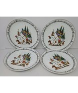 Williams Sonoma How the GRINCH Stole Christmas 9&quot; Porcelain Plates Set o... - £64.97 GBP