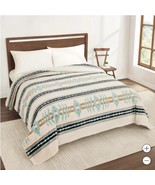 Pendleton Blanket Multicolor Trail Ridge Queen Luxe Faux Fur 98 in X 92 in - $1,344.22 MXN