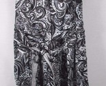 Girl&#39;s Ruby Rox 14 black white abstract paisley party dress above the knee - $14.84