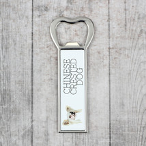 A beer bottle opener with a Chinese Crested Dog dog. A new collection with the g - £7.96 GBP