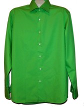 Green House Green Cotton Men&#39;s Dress Casual Shirt Size 17 43 - £33.29 GBP