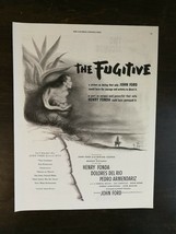 Vintage 1947 The Fugitive Henry Fonda John Ford Full Page Original Movie Ad - $6.64