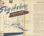 Ship Ashore Placemat Best Western Resort Smith River California 1970&#39;s - $21.78