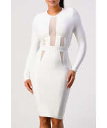 LONGSLEEVE BANDAGE DRESS - $133.14 CAD