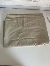 Ralph Lauren Khaki Tan Twin Flat Sheet 100% Cotton - £12.62 GBP