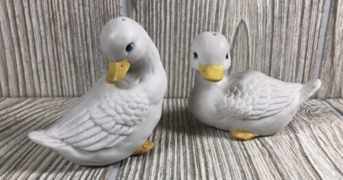 Primary image for Vintage Duck Salt And Pepper Shaker Set With Plugs