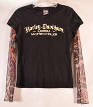 Harley Davidson Womens Vintage T-shirt Black M - $99.00