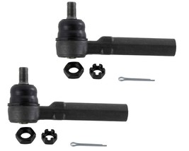 2 Steering Outer Tie Rods For Nissan Maxima GXE 3.0L SE Sedan 4 Door Rac... - $338.59 MXN