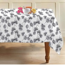 Square Table Cloth 56x56 inches 100% Cotton Floral Pattern 4 Seater Table Cover - £19.87 GBP