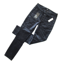 NWT Paige Hoxton Ankle Peg in Midnight Slate Stretch Velvet Skinny Pants 28 - £49.00 GBP