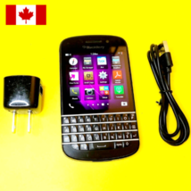 BLACKBERRY Q10 UNLOCKED CELL PHONE ROGERS CHATR BELL TELUS AT&amp;T KOODO FI... - £35.08 GBP