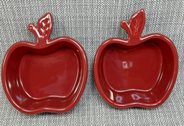 Single Serving Casserole 1 Cup Baking Dish Chantal Red Apple Stoneware 9... - £10.98 GBP