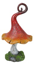 Enchanted Fairy Garden Whimsical Forest Cottage Crooked Mushroom Figurin... - $27.99