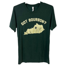 Got Bourbon Mens Buffalo Trace Graphic T-Shirt Green Short Sleeve Crew N... - £21.54 GBP