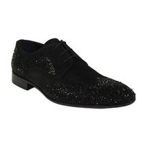 Men's GENIO Suede Red Leather Sole Shoes Turkey 120196481 Black Stones image 3