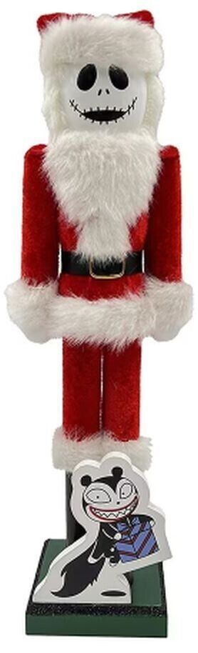 Wooden Nutcracker 13"DISNEY NIGHTMARE BEFORE CHRISTMAS SANTA JACK SKELLINGTON,WG - $27.71