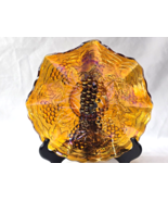 Almost Antique IMPERIAL Marigold Carnival Glass 9&quot; Crimped Nappy - Circa... - $26.52