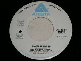 Gil Scott Heron Show Bizness 45 Rpm Record Vinyl Arista Label Promo - £12.82 GBP