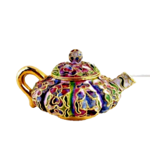 Cloisonne Enameled NYCO Small Teapot NWT - $37.61
