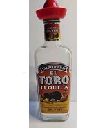 El Toro EMPTY BOTTLE 750ml Clear Glass From Tequila With Red Sombrero Lid - $221.80 MXN