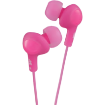 JVC Gumy In-Ear Bluetooth Wireless Earbuds with Mic &amp; Remote ,Pink, 7-Ho... - $24.75