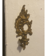 Vintage (famous brand) Syroco wooden golden wall sconce &amp; candle holder ... - £29.80 GBP