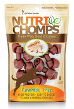 Pork Chomps Premium Nutri Chomps Chicken Flavor Mini Knots 8 count Pork Chomps P - £13.22 GBP