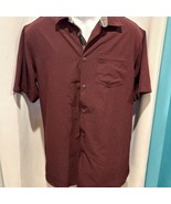 Men&#39;s Burgundy Short Sleeve Shirt - €12,79 EUR