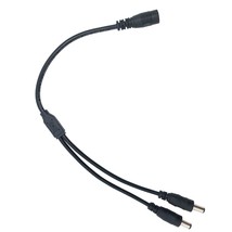 Power Splitter, 2 Way, 1 Female Jack To 2 Male Plugs, 5.5Mm X 2.1Mm, 1:2... - $12.99