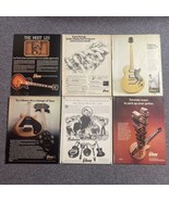 Gibson Guitar Magazine Ad Pages Lot Of 6 Group B Pre Owned Vintage 1970s... - $61.70 CAD
