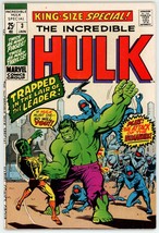 Incredible Hulk Special 3 VF 8.0 Bronze Age Marvel 1971 Thing Humanoids - £31.58 GBP