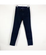 J BRAND Mid Rise Skinny Stretch Jeans In COATED waxy finish (Blue) 27 - $13.12 CAD