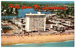 Hotels Line the Golden Sands of Fort Lauderdale Florida Postcard Posted 1971 - £6.97 GBP