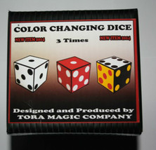 Color Changing Dice by Tora Magic - Trick - $133.60