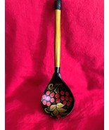 Khokhloma Spoon Traditional Russian Wooden Folk Art Hand-Painted Designs... - €6,78 EUR