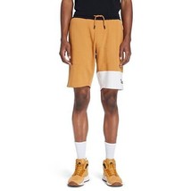 Timberland Men&#39;s Color Block Sweat Short in Wheat/Sand-3XL - £27.92 GBP