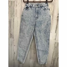 Vintage Womens Lee Jeans Size 12 (25x28.5) Stonewash Tapered Rigid 80s USA - £23.31 GBP