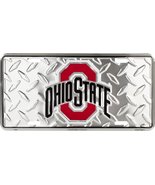 Ohio State Diamond Embossed Aluminum License Plate Tag - $6.88