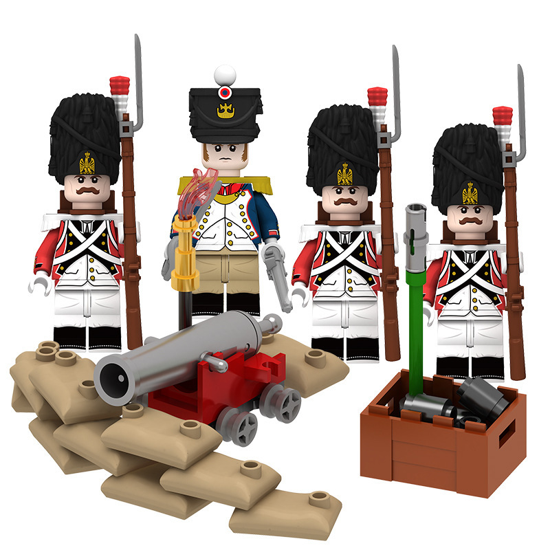 The Napoleonic Wars Custom Trench Warfare Swiss Grenadier Minifigures Set