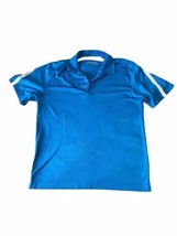 Nike Golf Dri-Fit Polo Shirt Blue With White Nike Branding. Men&#39;s Large - £8.61 GBP