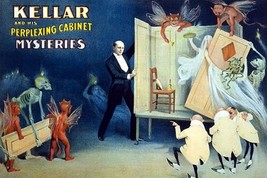 Kellar and his perplexing cabinet mysteries by Strobridge Litho. - Art P... - $21.99+
