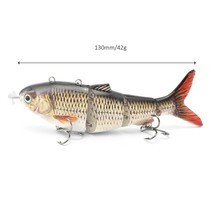 1Pcs Robotic Swimming Lures Fishing Auto Electric Lure Bait Wobblers For 4-Segme - £68.62 GBP