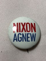 Richard Nixon Agnew Presidential  political campaign  pin back button badge - £19.71 GBP