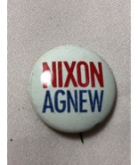 Richard Nixon Agnew Presidential  political campaign  pin back button badge - £19.84 GBP