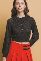  Short collard sweater - $39.35