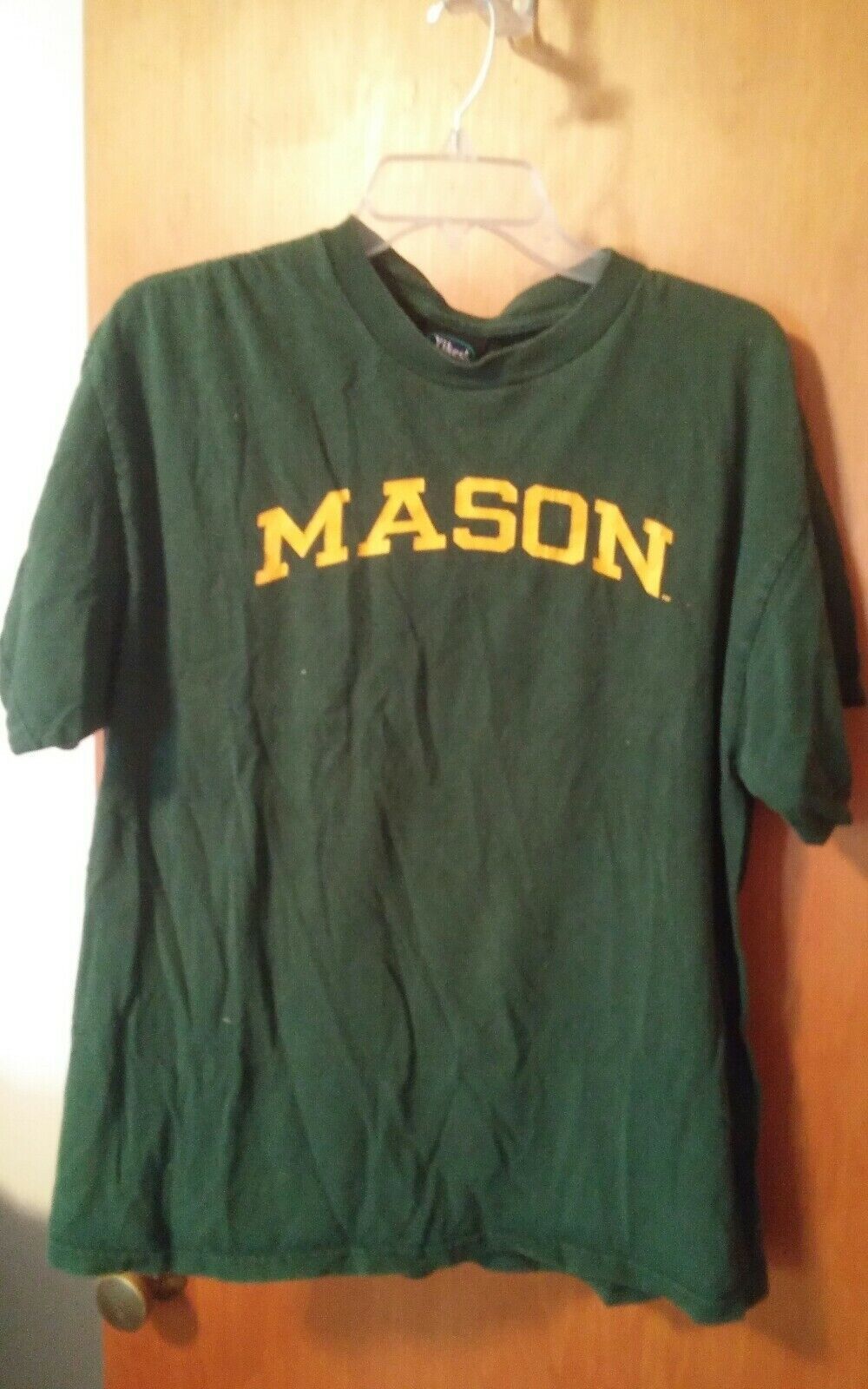 Primary image for Yikes Mason Green TShirt Size Large George Mason?