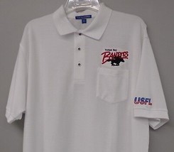 USFL Football Tampa Bay Bandits Embroidered Mens Pocket Polo XS-6XL, LT-4XLT New - £23.21 GBP+
