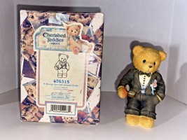 Cherished Teddies &quot;A Beary Special Groom-To-Be&quot; Figurine U8 - $19.99