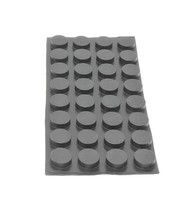 12mm D x 5mm H Round Small Rubber Feet 3M Adhesive Backing 32 Feet per Package - £9.49 GBP